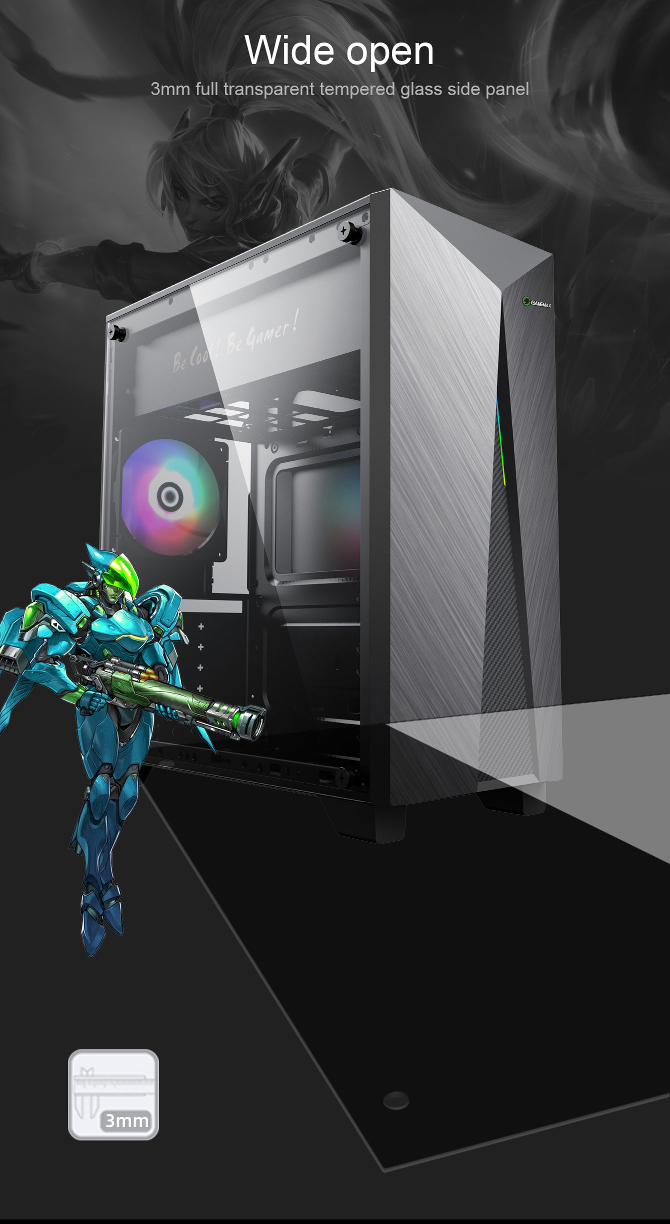 Gamemax Nova N6 Gaming Computer Case